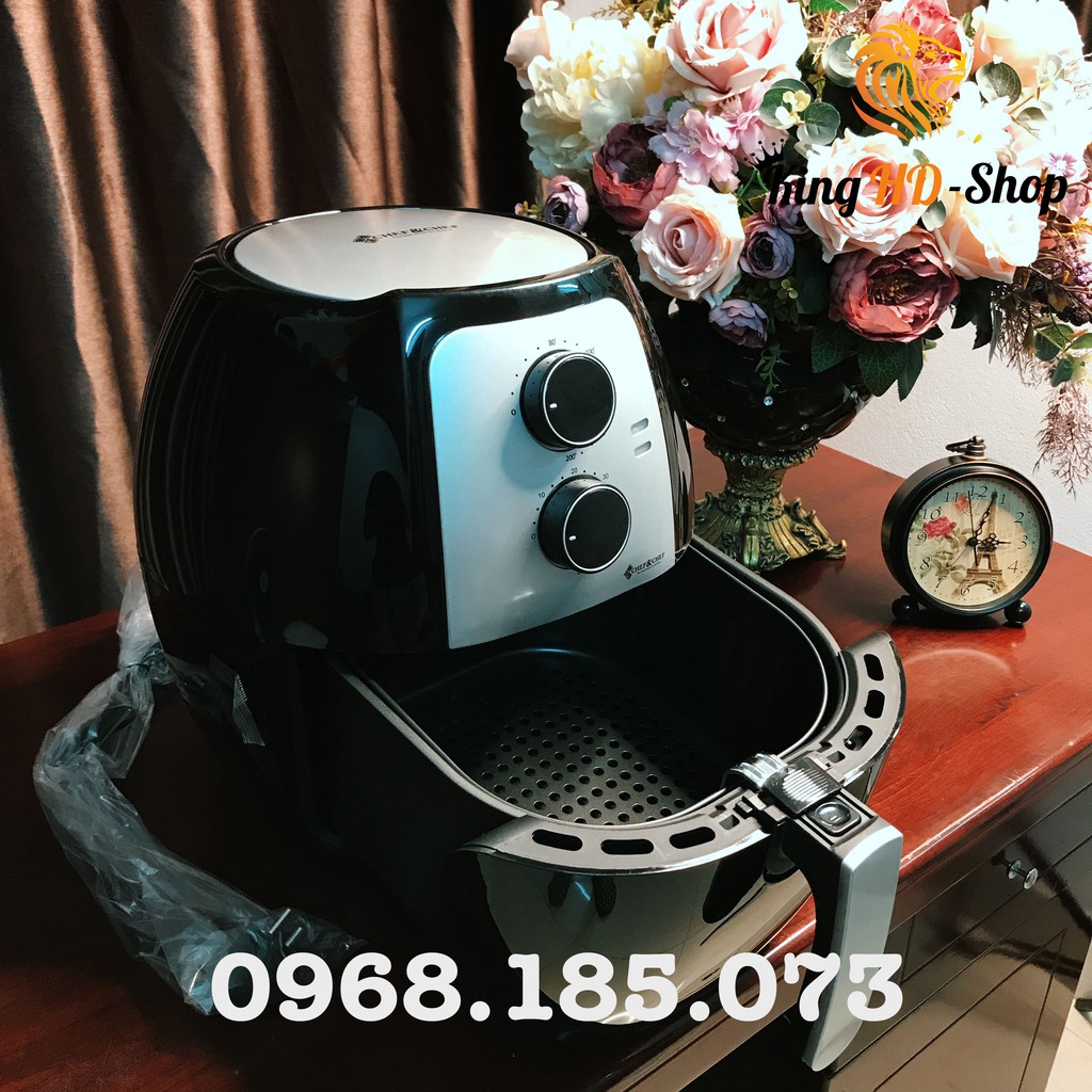 [CHÍNH HÃNG] Nồi Chiên Không Dầu Cao Cấp Chef&amp;Chef YJ-702 6,5L Công Suất 1800W FREESHIP