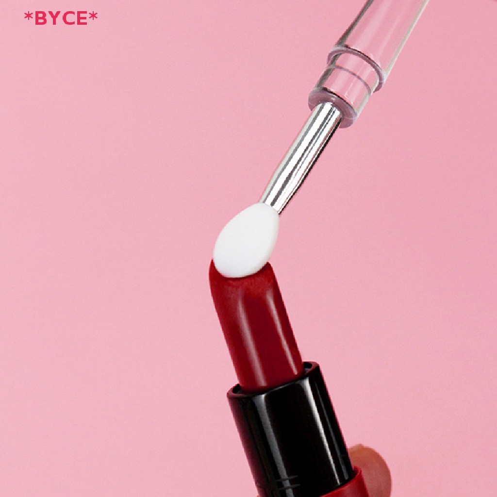 1 Cọ Tô Son Môi Bằng Silicone Kèm Nắp Đậy Chống Bụi Tiện Dụng Mới