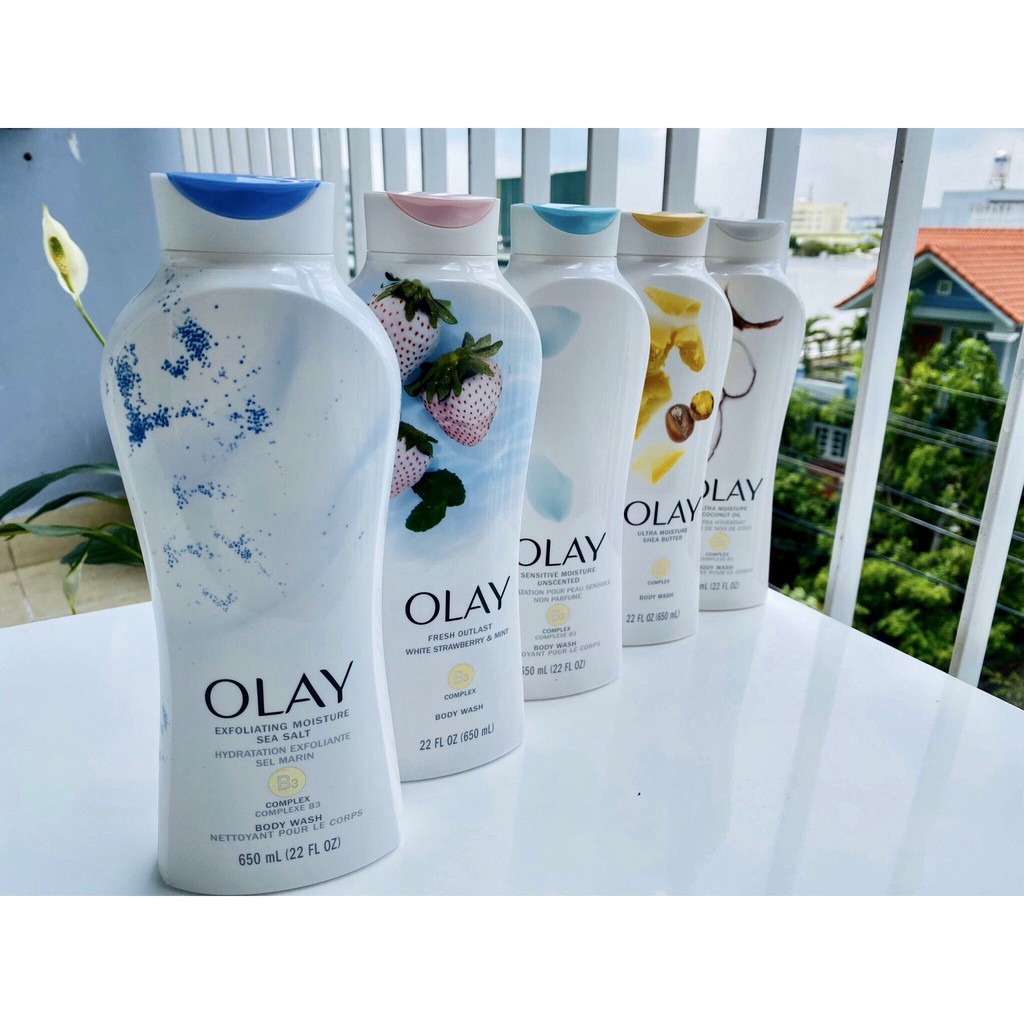 [USA] Sữa tắm dưỡng ẩm Olay 650ml Mỹ