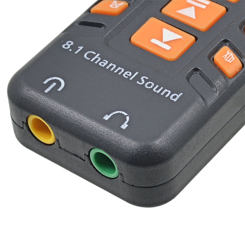 Thẻ Chuyển Đổi Âm Thanh USB 8 1 Kênh 3 5mm AUX Chuyên Dụng Cho Game Thủ