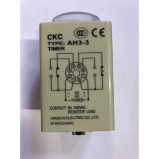 [VM] - Rơle (relay) trễ thời gian 60s CKC AH3-3 (không kèm đế).