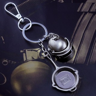 Móc Khóa PUBG - Combo Mũ 3 + Chảo