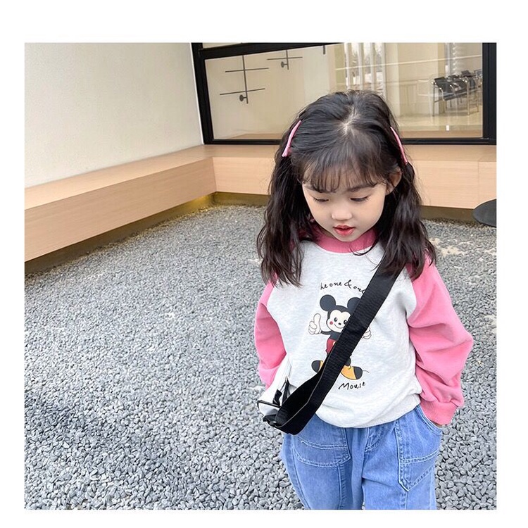 [Babycat] Hàng Có Sẵn Áo Sweater Phong Cách Nhật Bản Nhật Bản Mới Thời Trang Xuân Thu Cho Bé Gái