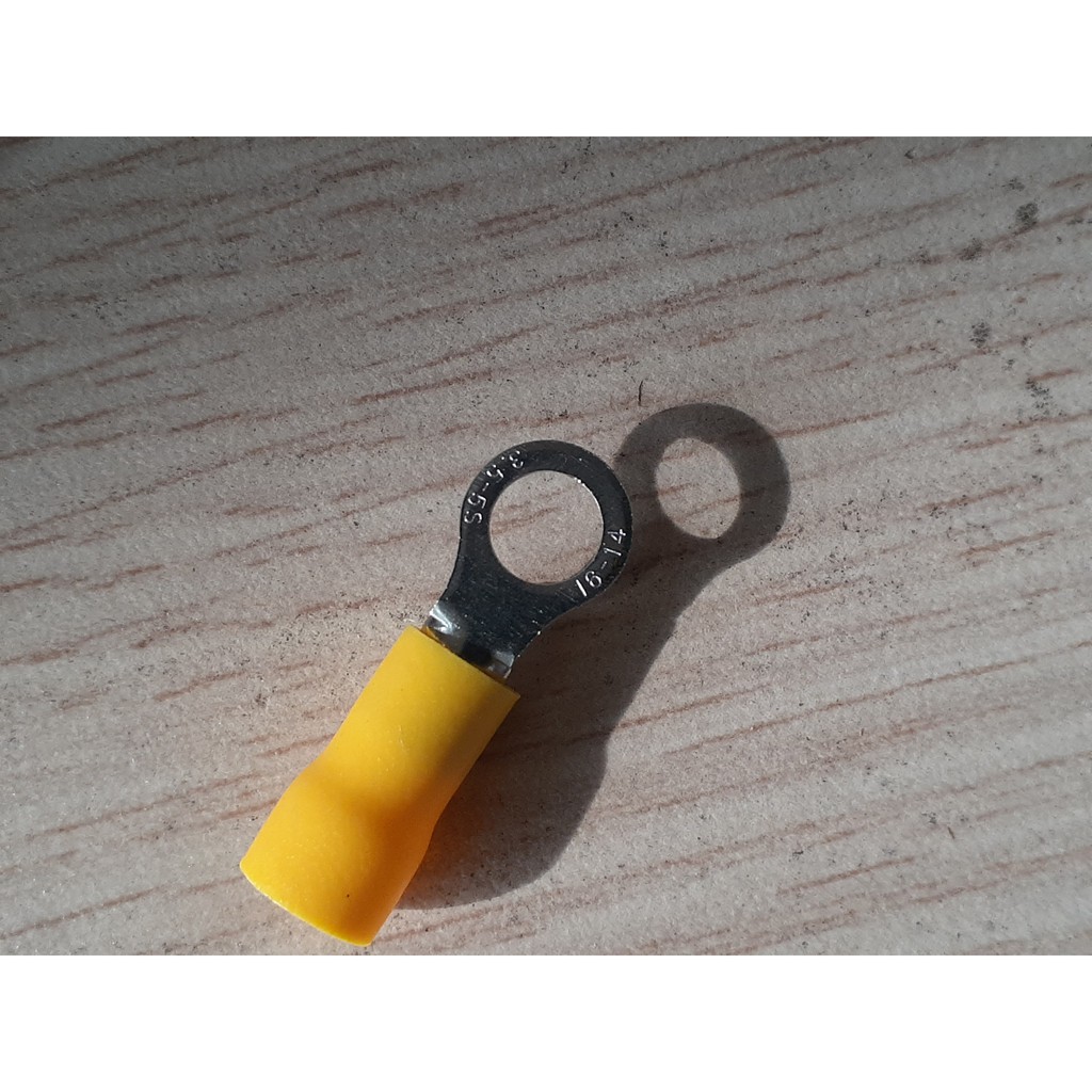 500 chiếc Đầu cos tròn bọc nhựa / đầu cốt tròn bọc nhựa R3.5-5
