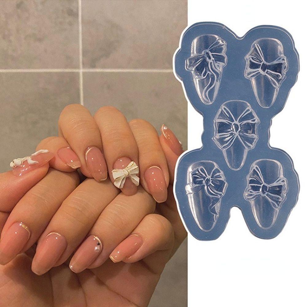 OCEANMAP Khuôn Silicone Tạo Hình Bướm Trang Trí Móng Tay Nghệ Thuật