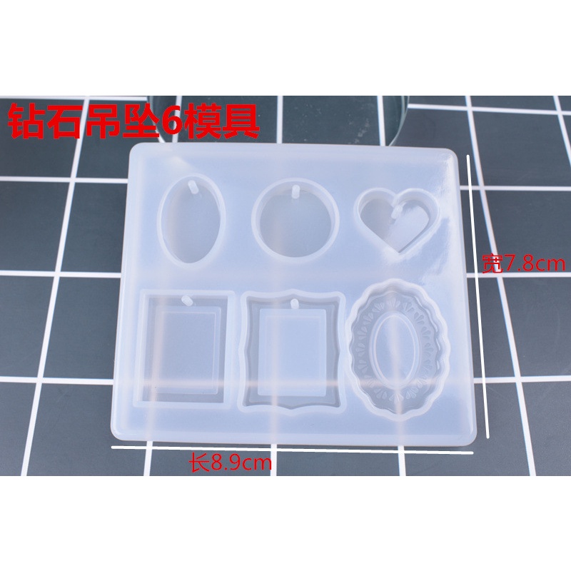 Khuôn silicone làm trang sức handmade, đổ keo epoxy resin các loại
