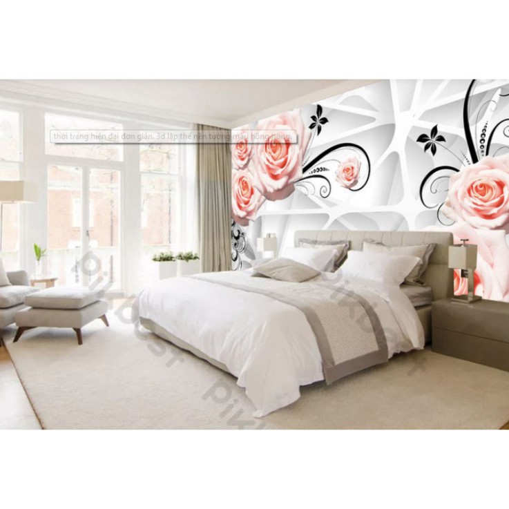 Tranh 3d dán tường phòng khách phòng ngủ hiện đại 18(kích thước lớn)ms790032