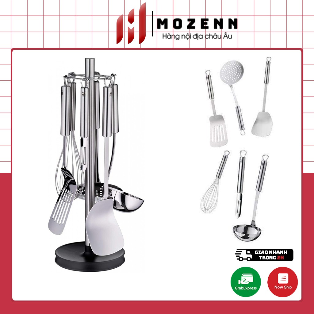 Bộ dụng cụ làm bếp WMF Profi Plus 7 Món thép Cromargan không gỉ [nhập Đức chính hãng]