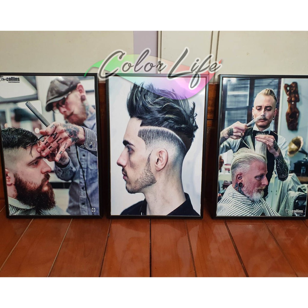 TRANH BARBER TÓC NAM CHO SALON DÁN TREO TƯỜNG SIÊU ĐẸP GIÁ XƯỞNG K38 COLORLIFE | BigBuy360 - bigbuy360.vn