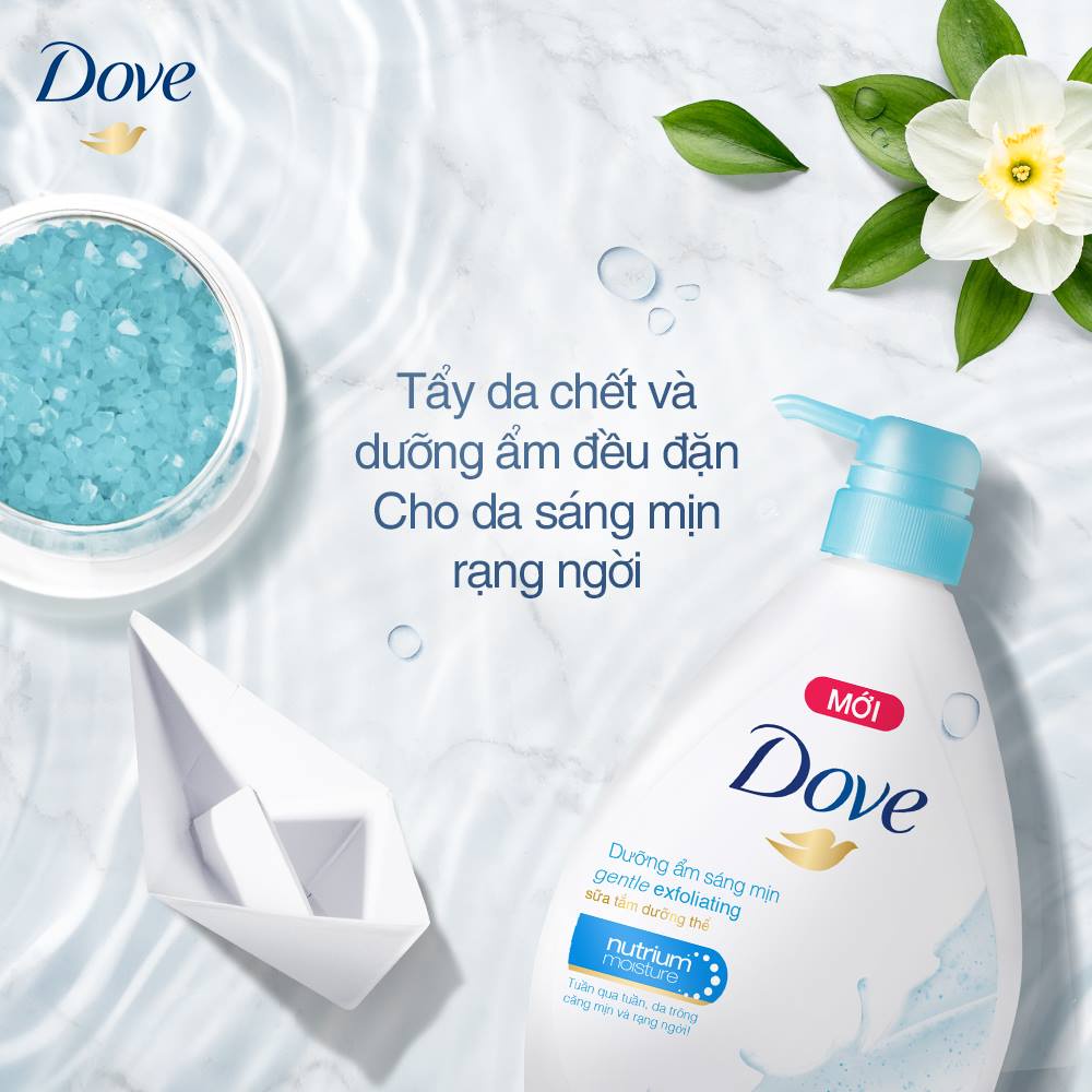 [Có sẵn] [Chính hãng] Sữa Tắm Dưỡng Thể Dove Dưỡng Ẩm Sáng Mịn 530g