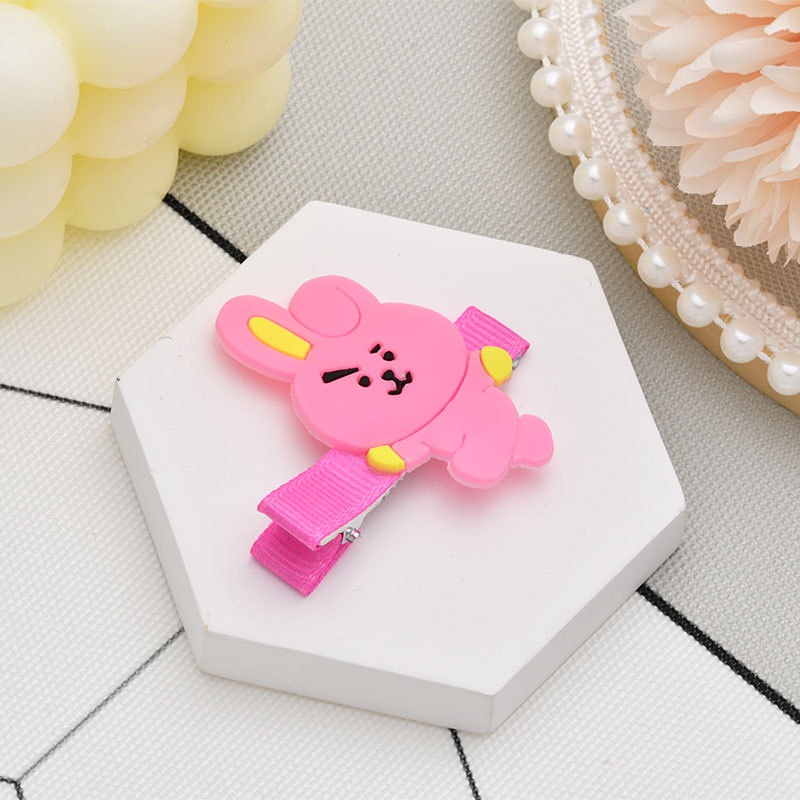 Kẹp Tóc Hoạt Hình KPOP BTS BT21 Phong Cách Hàn Quốc
