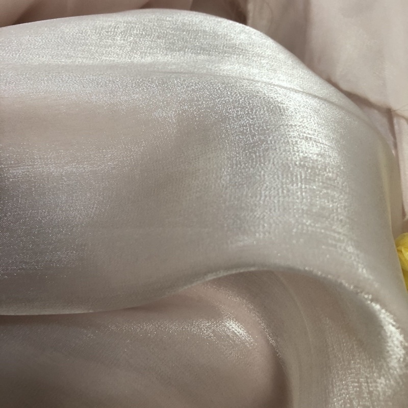 Vải Tơ Sống Loại Đẹp Màu Hồng Nude May Váy, Áo Dài Cách Tân. Khổ Vải 1.5m