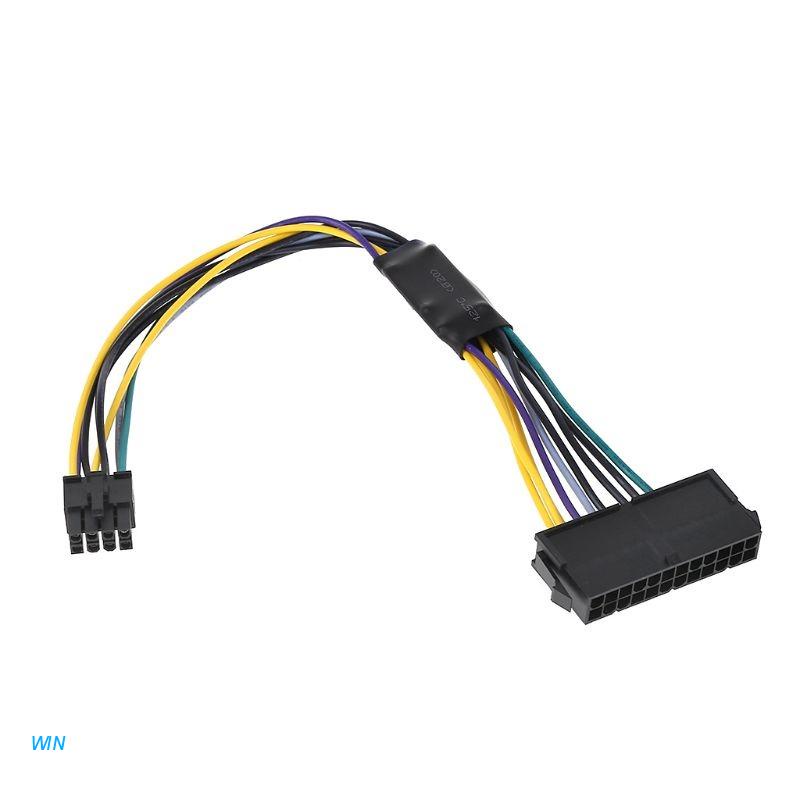 Dây Cáp Chuyển Đổi Nguồn Điện 34cm/13.3in 24Pin Sang 8Pin Atx Chuyên Dụng Cho Hệ Thống Dell
