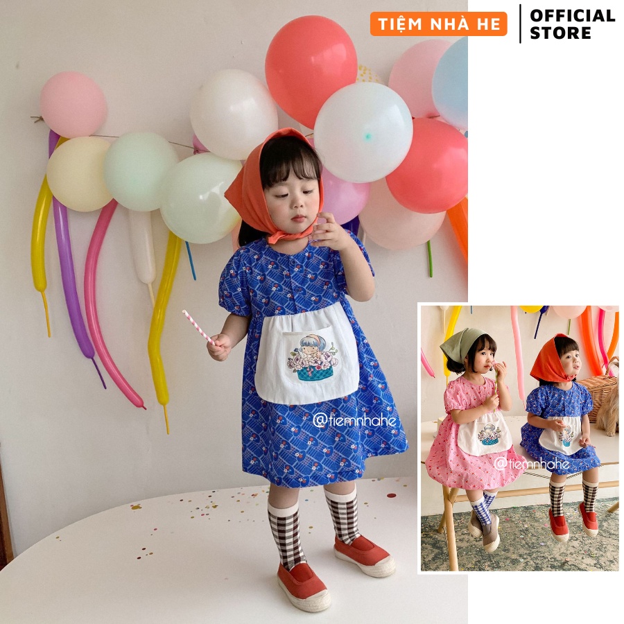 Khăn Bandana Màu Trơn Đội Đầu Cho Bé Gái Turban Quàng Cổ Tiệm Nhà He size 50x50cm