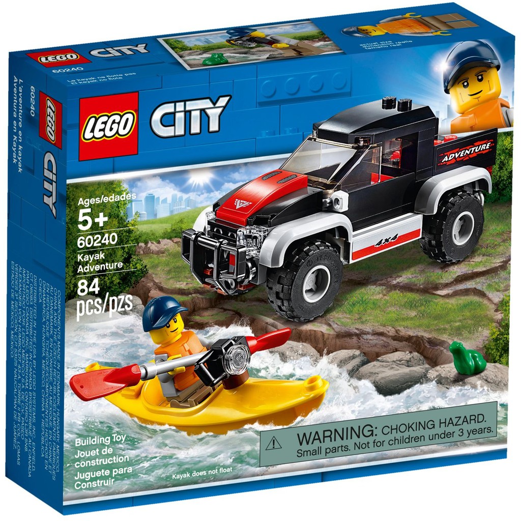 LEGO City 60240 - Chuyến Phiêu Lưu Cùng Thuyền Kayak
