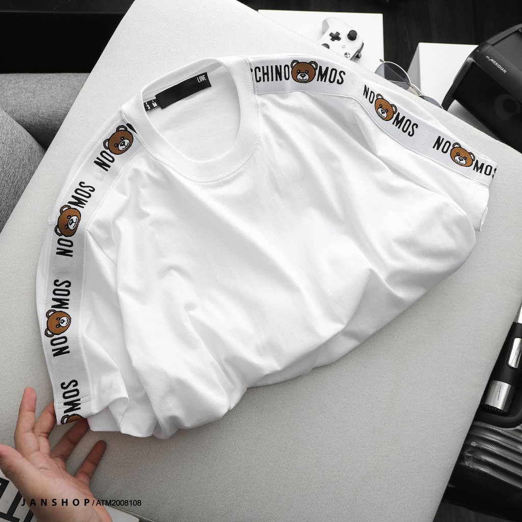 ÁO THUN MOSCHINO CHỮ TAY
