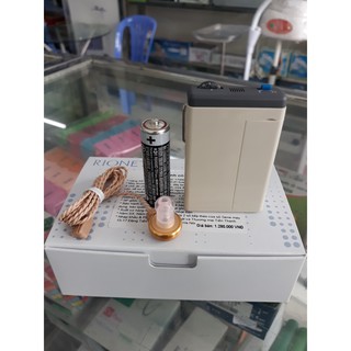 (CHÍNH HÃNG] Máy trợ thính dây đeo Rionet HA-20DX + tặng kèm 1 cặp pin Toshiba loại tốt