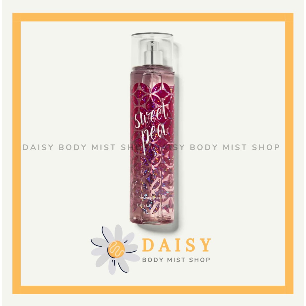 𝐃𝐚𝐢𝐬𝐲 𝐌𝐢𝐬𝐭 💜 Xịt toàn thân Body Mist Bath & Body Works - Sweet Pea 30ml/50ml/100ml