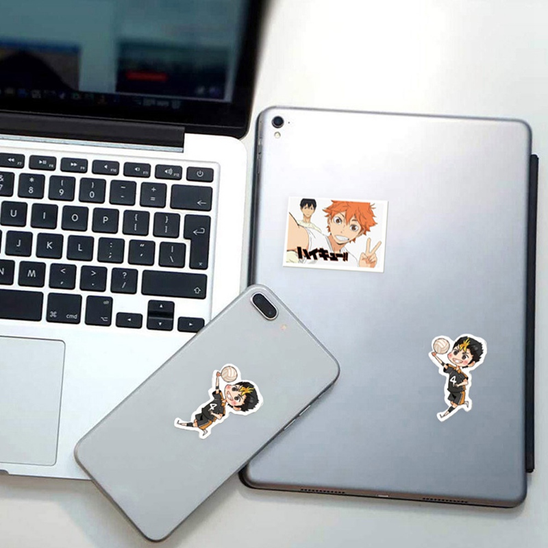 Tmdbyx Bộ 100 Miếng Dán Họa Tiết Anime Haikyuu!!