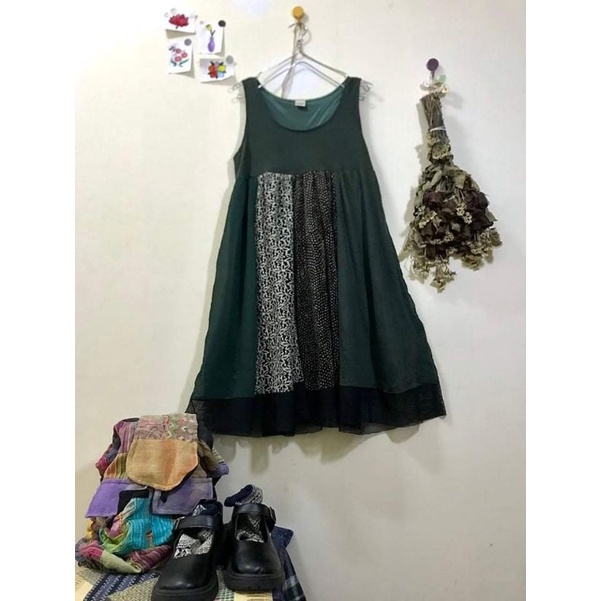 Đầm ghép boho