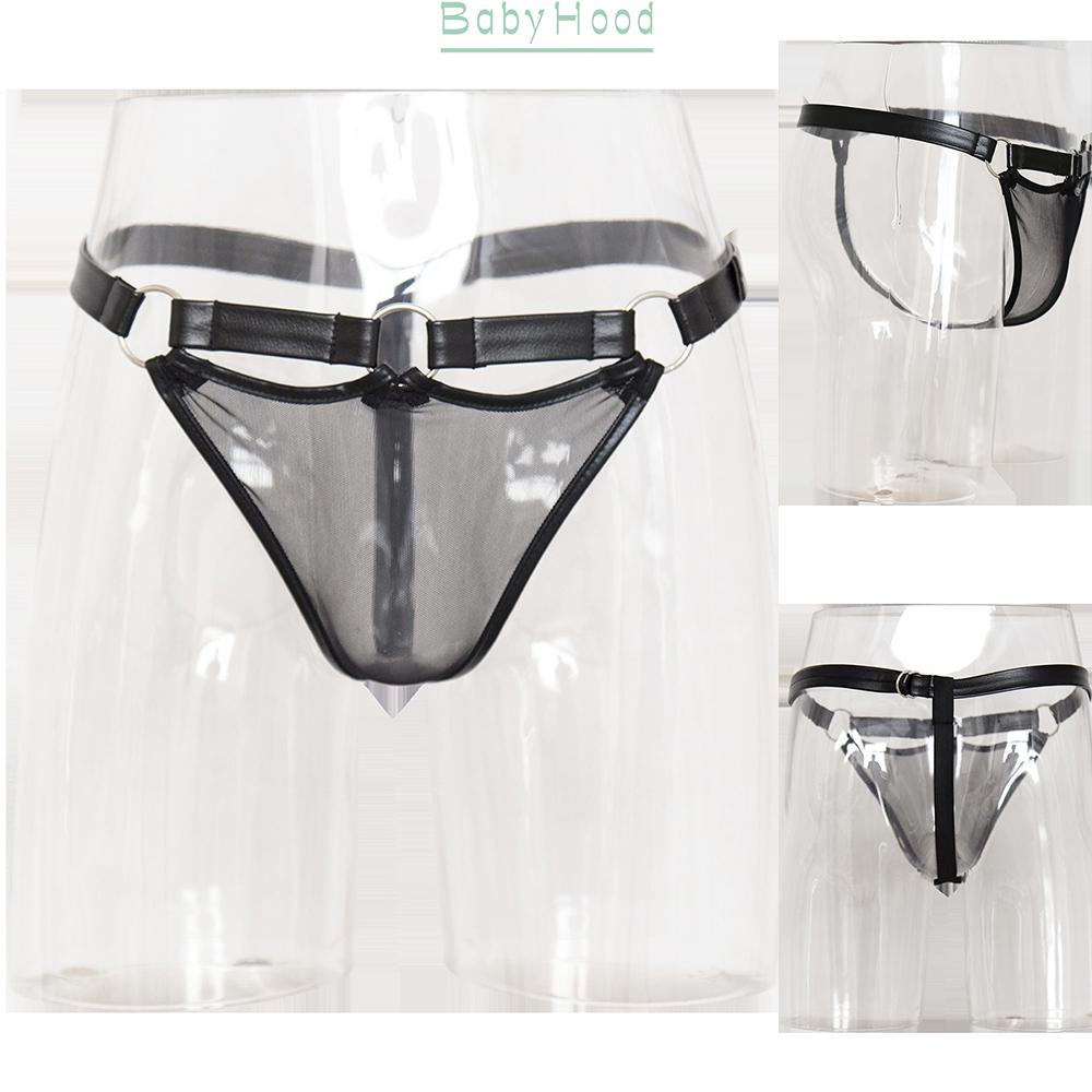 Male Thong Briefs Underpants Cock Underwear G-String Jockstrap Lingerie#BBHOOD
