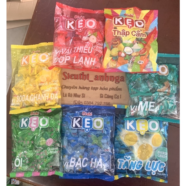 [Mã 267FMCGSALE giảm 8% đơn 500K] Kẹo Oishi Nhiều Vị Gói 90g