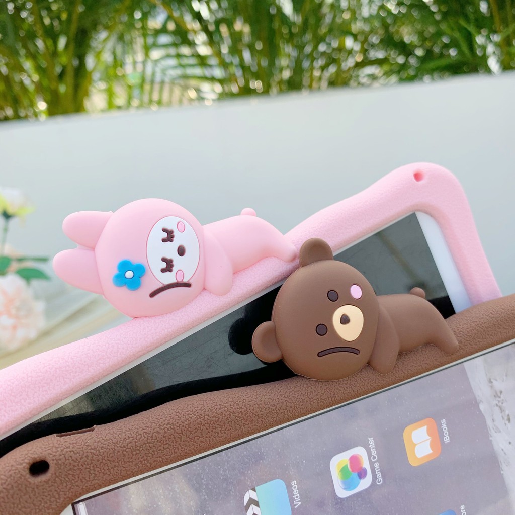 Ốp Lưng Silicone Có Giá Đỡ Hình Hoạt Hình Đáng Yêu Cho Samsung Galaxy Tab A 8.0 2019 Sm-T290 T295 T297 | BigBuy360 - bigbuy360.vn