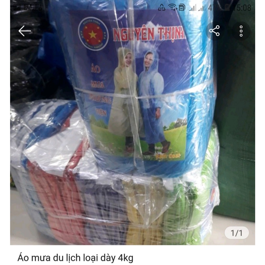 Combo 50 Áo Mưa Phương Tiện Loại Mỏng Mặc 1 lần.