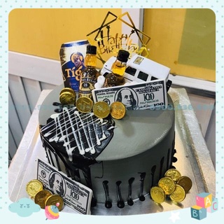 Chai Rượu Trang Trí Bánh ❤ FREESHIP ❤ Chai rượu mô hình CHlVAS mini trang trí bánh sinh nhật