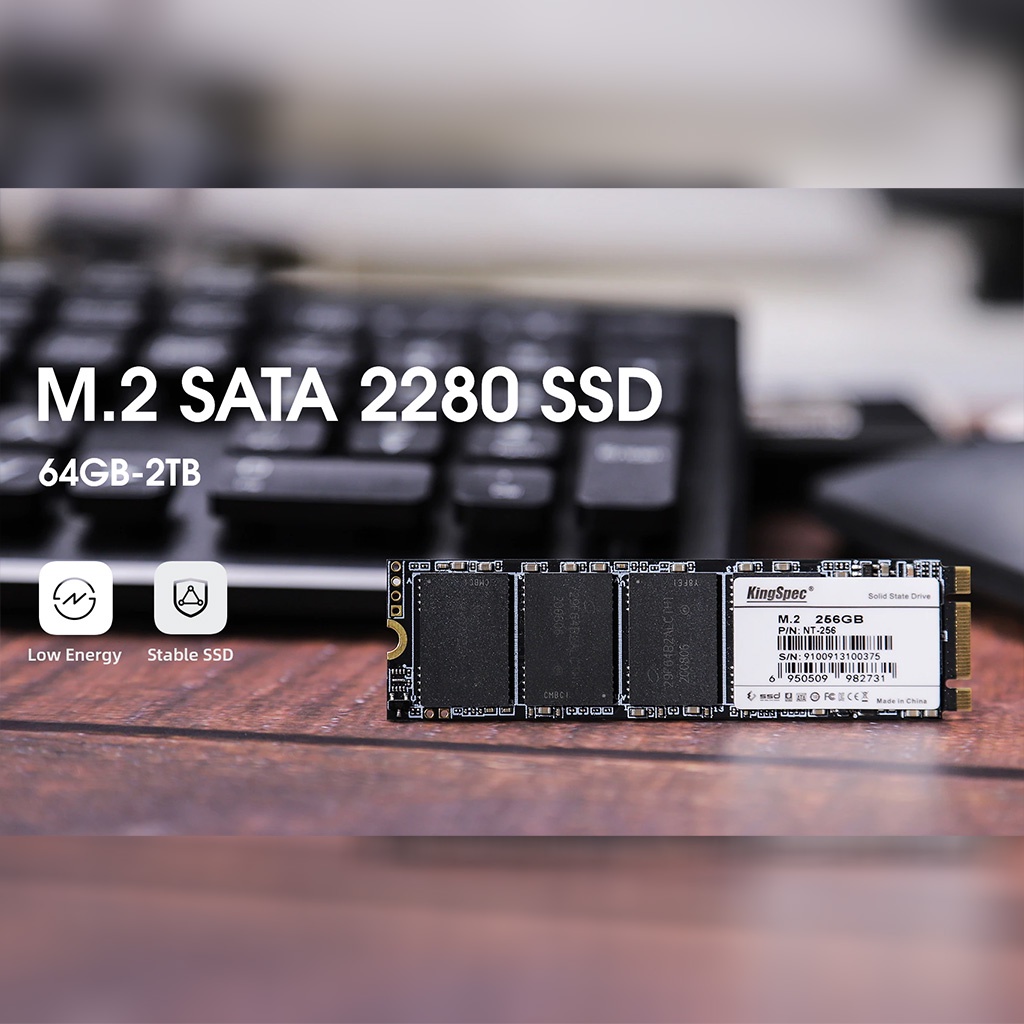 Ổ cứng SSD M2 SATA 2280 Kingspec M.2 NGFF 120GB 240GB 512GB