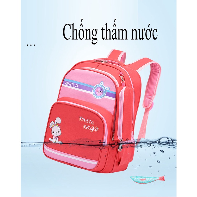 [Kèm túi đựng bút - Cao41cm] Balo cho bé gái bé trai tiểu học trung học cấp 1,cấp 2 cặp đi học học sinh nam nữ dễ thương