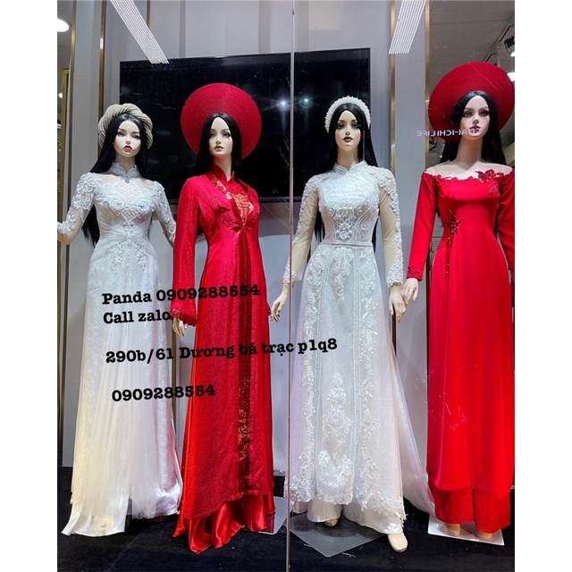 áo dài choàng áo khoác thướt tha cho ngày trọng đại chi dâu rể | BigBuy360 - bigbuy360.vn