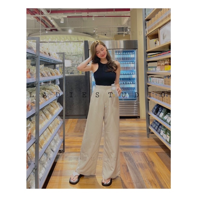 Quần tây lưng cao cúc gài bản vừa màu cực tây✨ | BigBuy360 - bigbuy360.vn