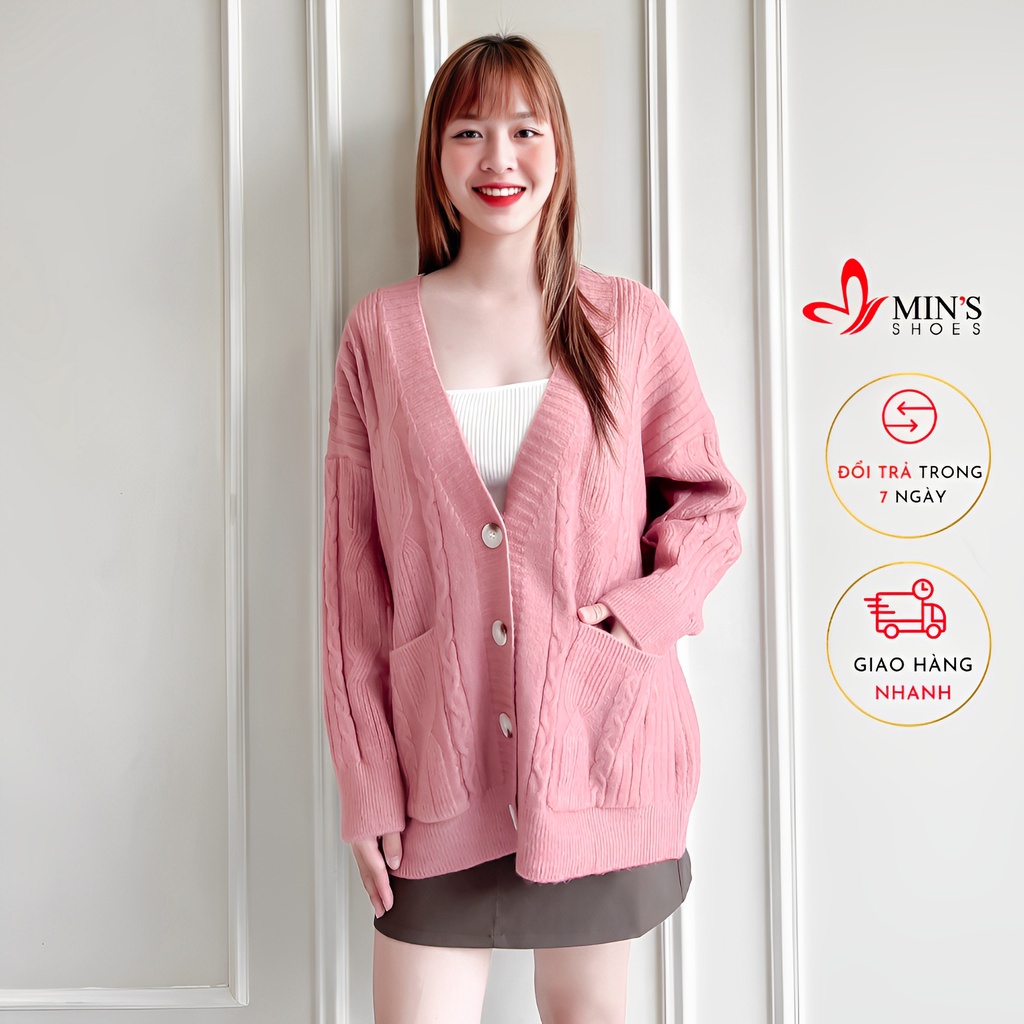 Min's Shoes - Áo Khoác Len Cardigan Nữ 923