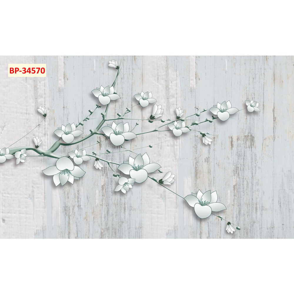 Tranh dán tường 3D phong cách INDOCHINE Đông Dương