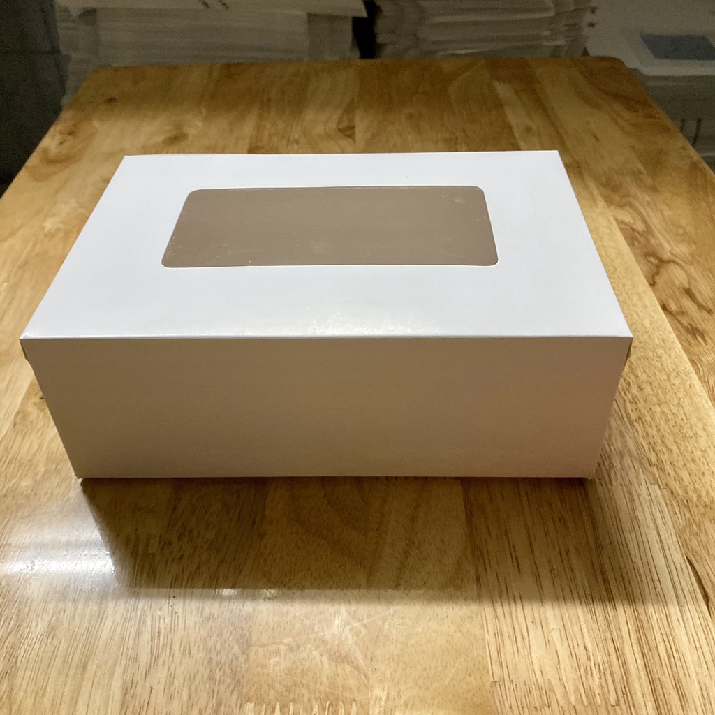 Hộp đựng bánh handmade 21x14x7.5cm set 100 hộp