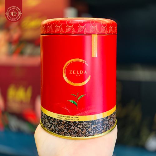 Trà ô long nguyên chất hiệu Zelda 100g hộp sắt