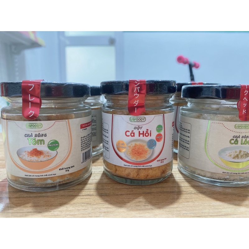 Chà bông cho bé ăn dặm