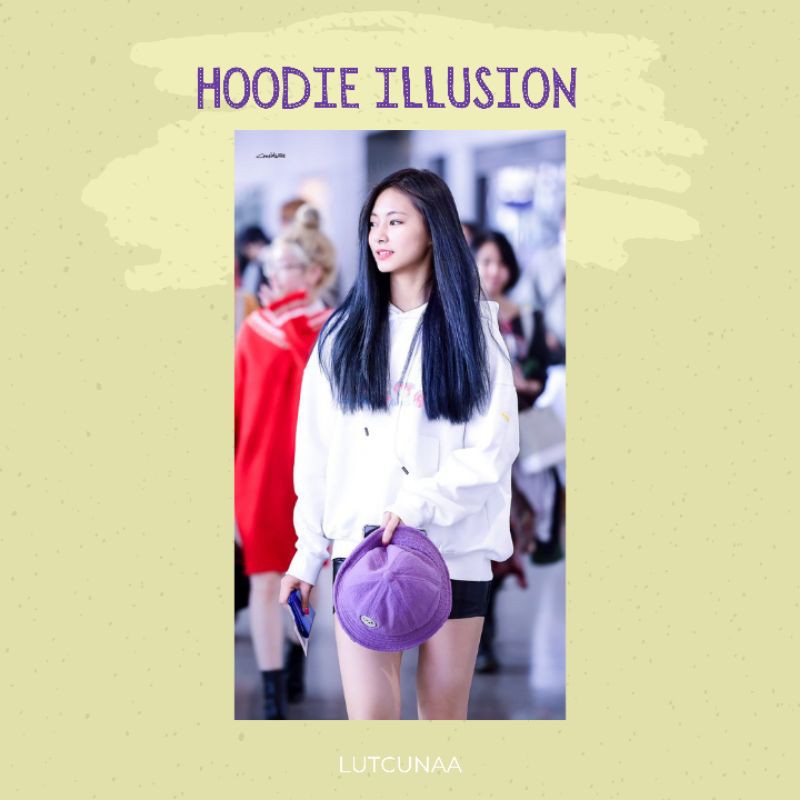 Áo Hoodie In Hình Nhóm Nhạc Kpop Illusion Tzuyu Twice