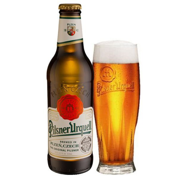Bia Pilsner Urquell - bia nhập khẩu Tiệp - lốc 6 chai bia 330ml/chai