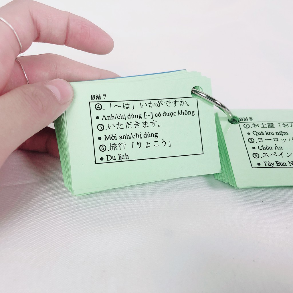 Flashcard Kanji N5-N4 - Thẻ học Hán tự tiếng Nhật