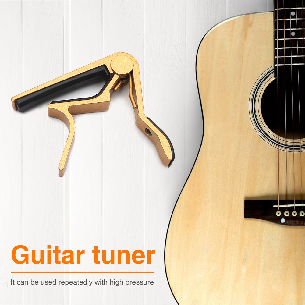 Quick Change Clamp Key Metal Classic Tone Adjusting Capo Guitar Accessories