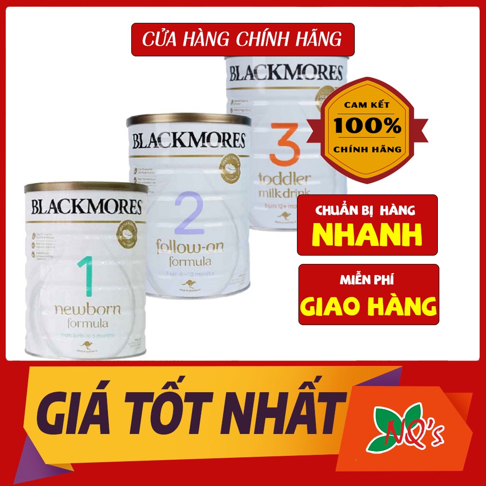 Sữa Blackmores số 1,2,3 cho bé 900g của Úc - HÀNG CÔNG TY CÓ HDD