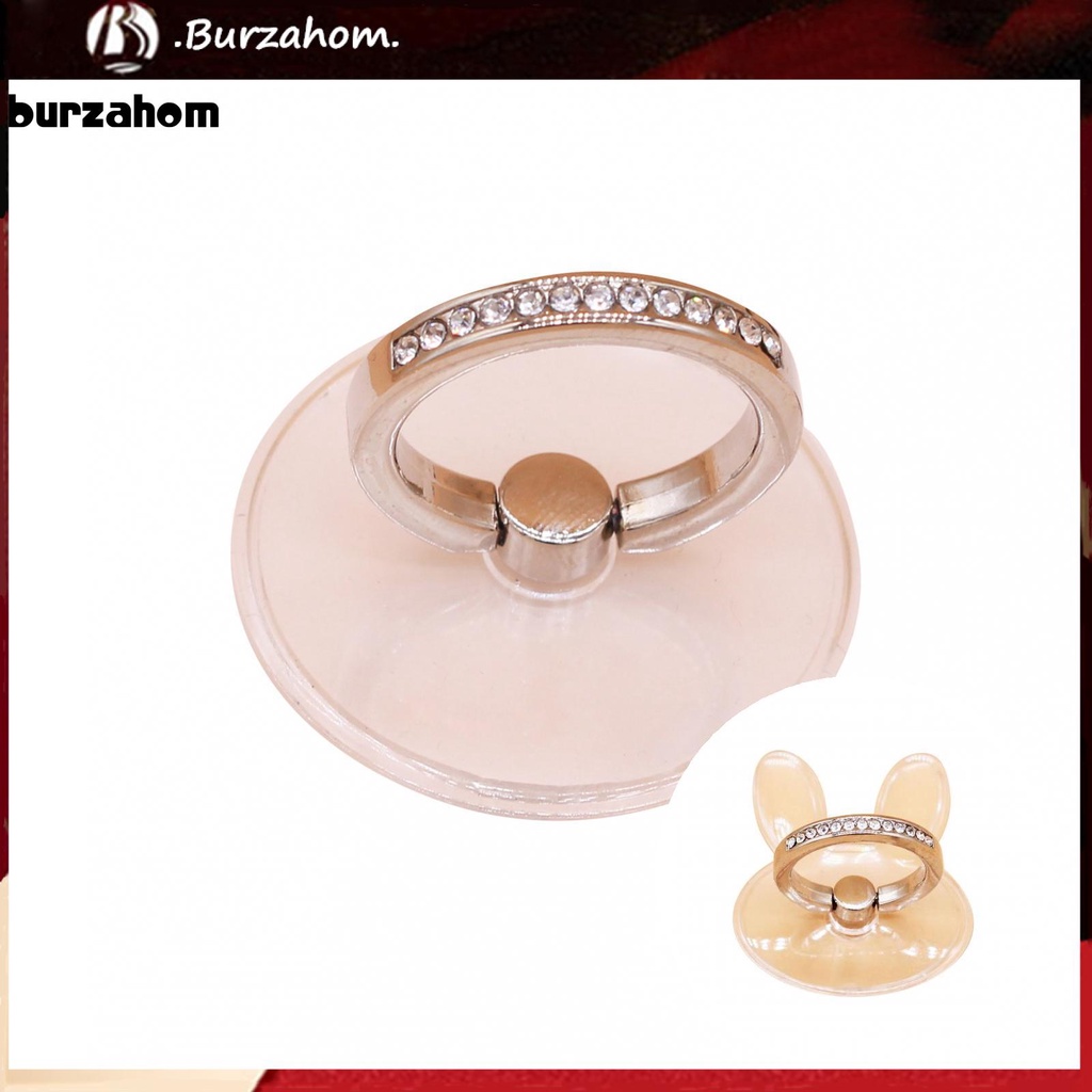 Vòng nhẫn xỏ ngón tay giữ điện thoại đính đá tiện lợi