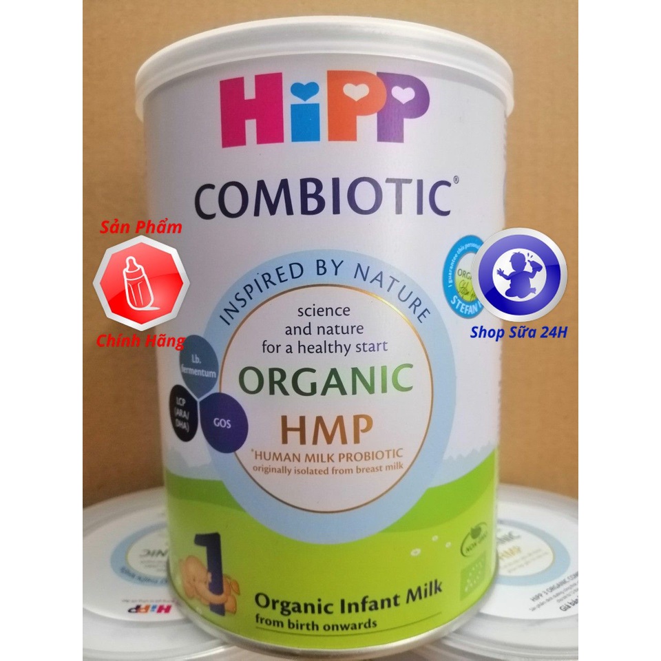 Combo 4 Lon 350g Sữa HiPP ORGANIC COMBIOTIC SỐ 1, SỐ 2, SỐ 3