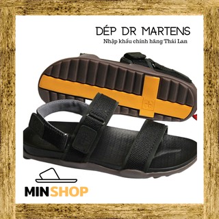Dép nam quai ngang, quai hậu chính hãng Dr Martens S1, màu đen