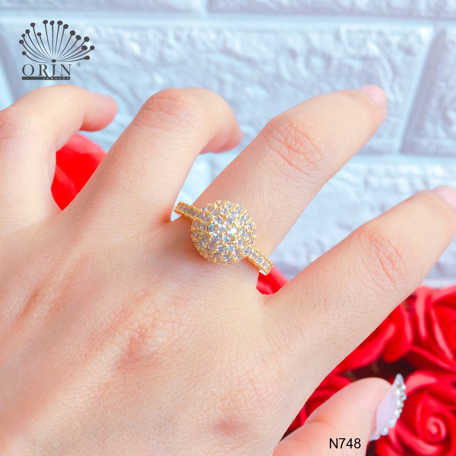 Nhẫn Đá Nữ 💎𝑭𝑹𝑬𝑬𝑺𝑯𝑰𝑷 💎 Nhẫn nữ đính đá hạt châu bền màu thiết kế cao cấp
