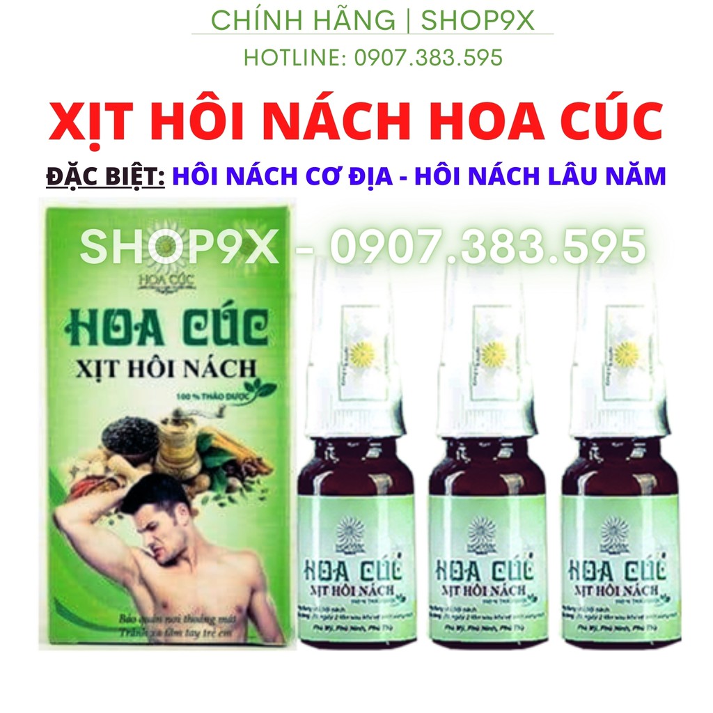 Xịt Hôi Nách Hoa Cúc Chính Hãng - Bột Hôi Nách - Hôi Chân - Ngăn Tiết Mồ Hôi