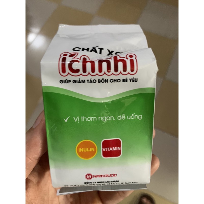 Chất Xơ Táo Bón Ích Nhi - 1 bịch 10 gói ĐTĐ