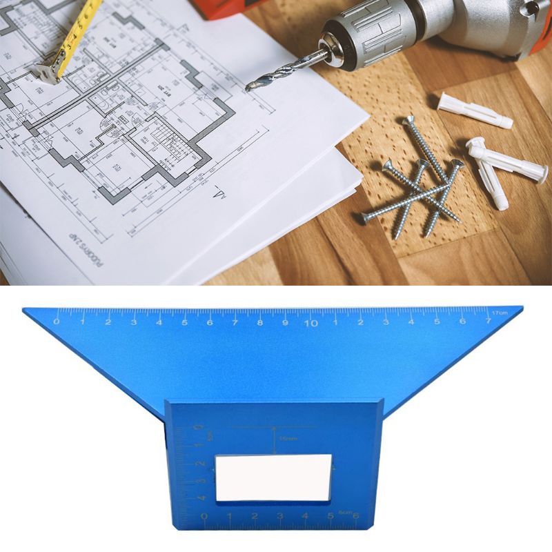 Thước Đo Góc 45 / 90 Độ Chuyên Dụng Cho Làm Mộc